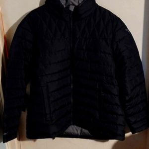 Women's Black Winter Coat - 2X/ With Duck Down Material to keep you warm!
